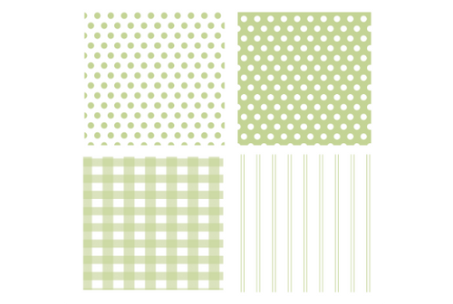 Kimberbell Green Pattern Play Embroidery Felt  Pack KDKB1305