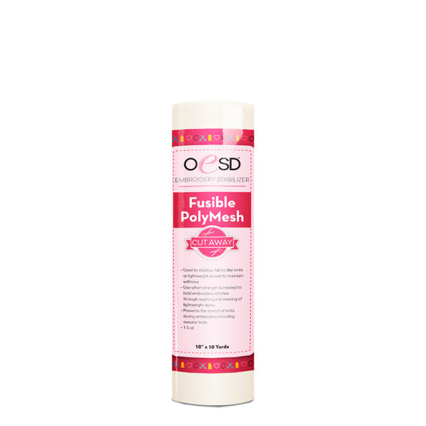 OESD Fusible Polymesh CutAway (Various Sizes)