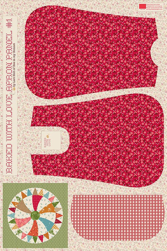 PREORDER Riley Blake Baked With Love 36" x 54" Apron Panels #1, #2, or #3 (use drop down menu) DUE OUT JULY 2026