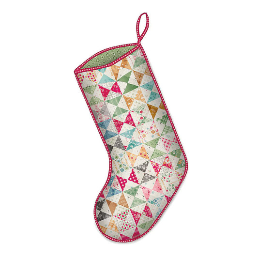 PREORDER Home Town Holiday 2 Vintage Stocking Panel SKU: HD19635-PANEL DUE OUT JULY 2027