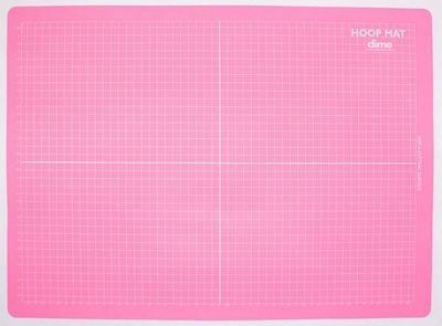 Dime Hoop Mat: Hi-Definition Larger Hooping Mat! HPMAT2