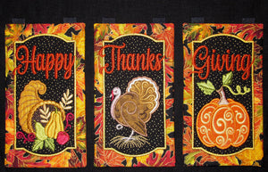 FABRIC KIT for Janine Babich Happy Thanks Giving Table Top