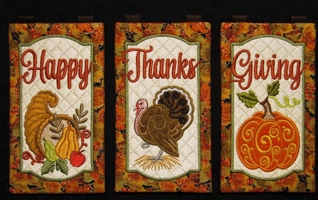 FABRIC KIT for Janine Babich Happy Thanks Giving Table Top Display