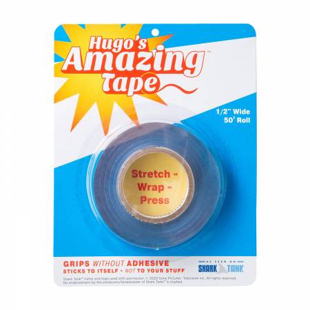 Hugo's Amazing Tape 1/2" Wide 50 FT long Clear HUGO-HALF