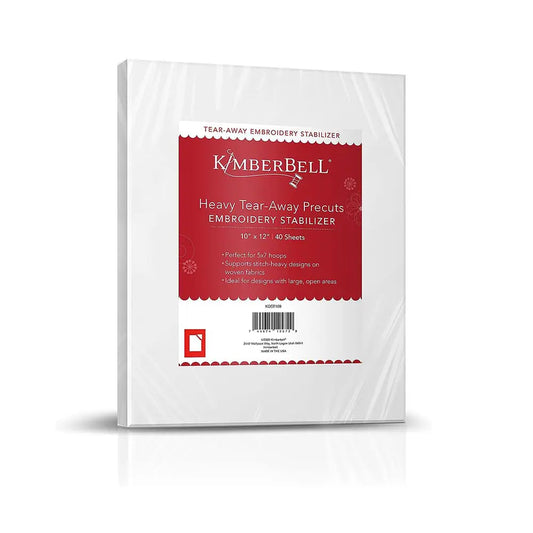 Kimberbell Heavy Tear Away Pre Cuts 10" x 12" KDST109