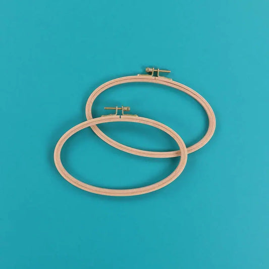 Kimberbell Beechwood Oval Hoops 2-Pack KDKB1310