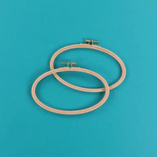 Load image into Gallery viewer, Kimberbell Beechwood Oval Hoops 2-Pack KDKB1310