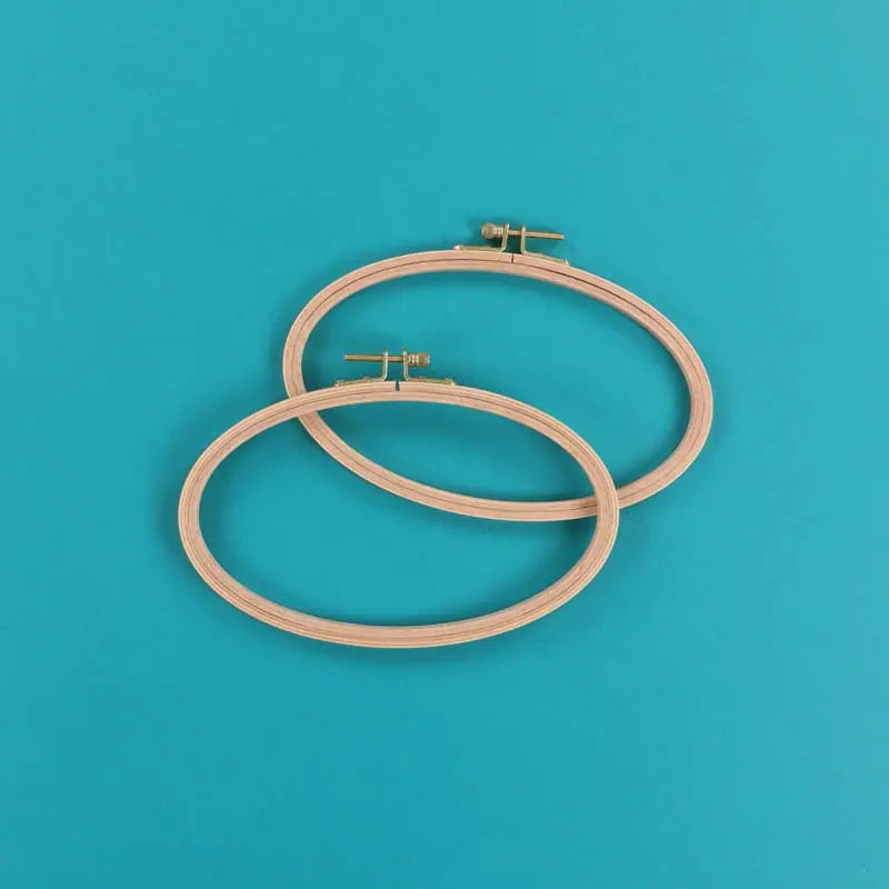 Kimberbell Beechwood Oval Hoops 2-Pack KDKB1310