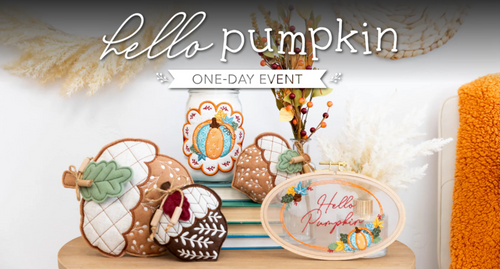 Kimberbell Hello Pumpkin One-Day Event : July 18, 2025 9am-3pm