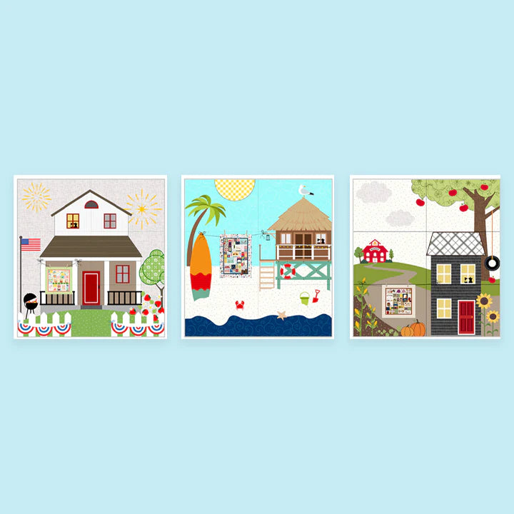 Kimberbell Home Sewn Volume 2 Fabric Kit for July, August and September