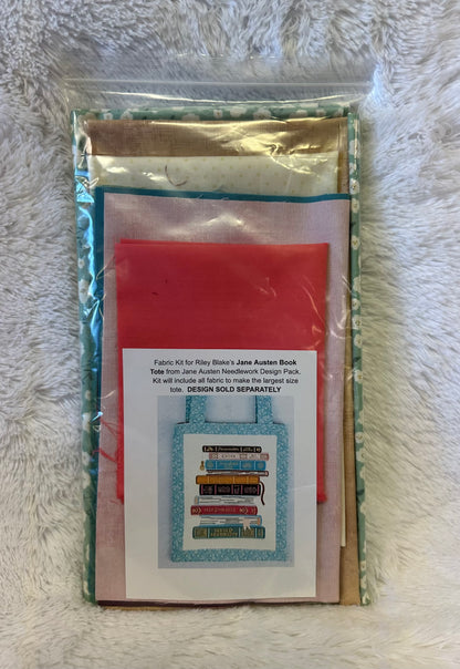 A1's Curated Jane Austen Needlework Tote Bag Fabric Kit from Riley Blake Designs