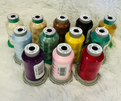 A1's Specially curated thread kit for the Riley Blake Jane Austen Needle Notebook Tote Bag A1 Curated Thread Kit (USE DROP DOWN MENU)