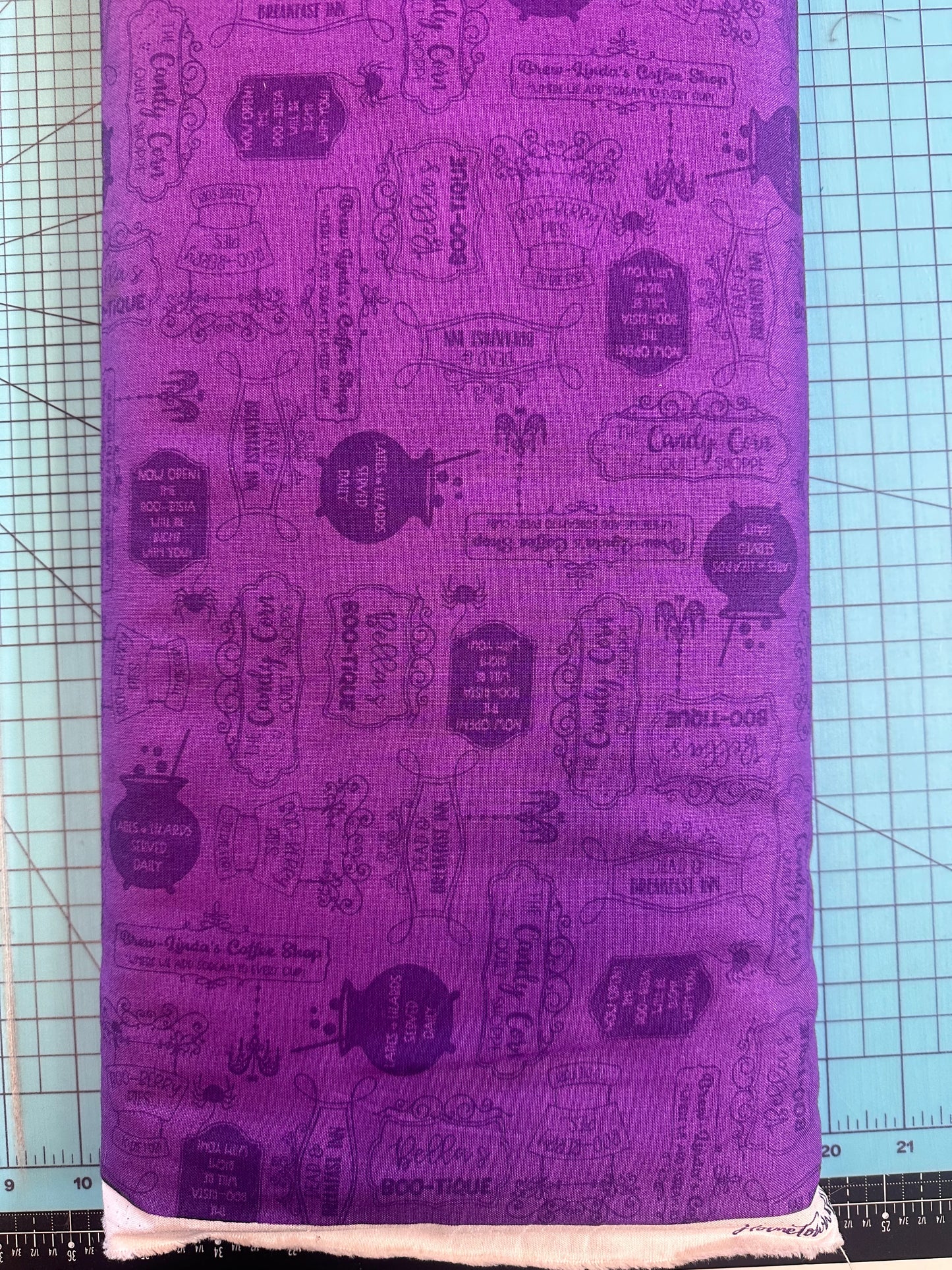 Kimberbell Twilight Boo-levard Bench Pillow Fabric Kit - DOES NOT COME IN BOX