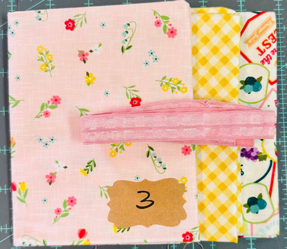 Needle Notebook 1 Fabric Kits Multiple Variants featuring Kimberbell Sippin, Riley Blake Farmer's Girl - USE THE DROPDOWN TO MAKE YOUR SELECTION AND TO SEE A CLOSE UP OF YOUR OPTIONS