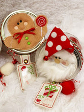 Load image into Gallery viewer, Fabric Kit with EMBELLISHMENTS to coordinate with Kimberbell Holiday Jar Toppers &amp; Gift Tags # KD5128