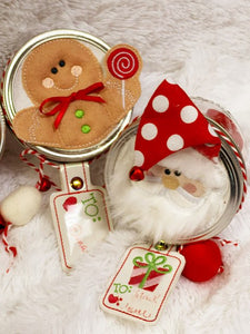 Fabric Kit with EMBELLISHMENTS to coordinate with Kimberbell Holiday Jar Toppers & Gift Tags # KD5128