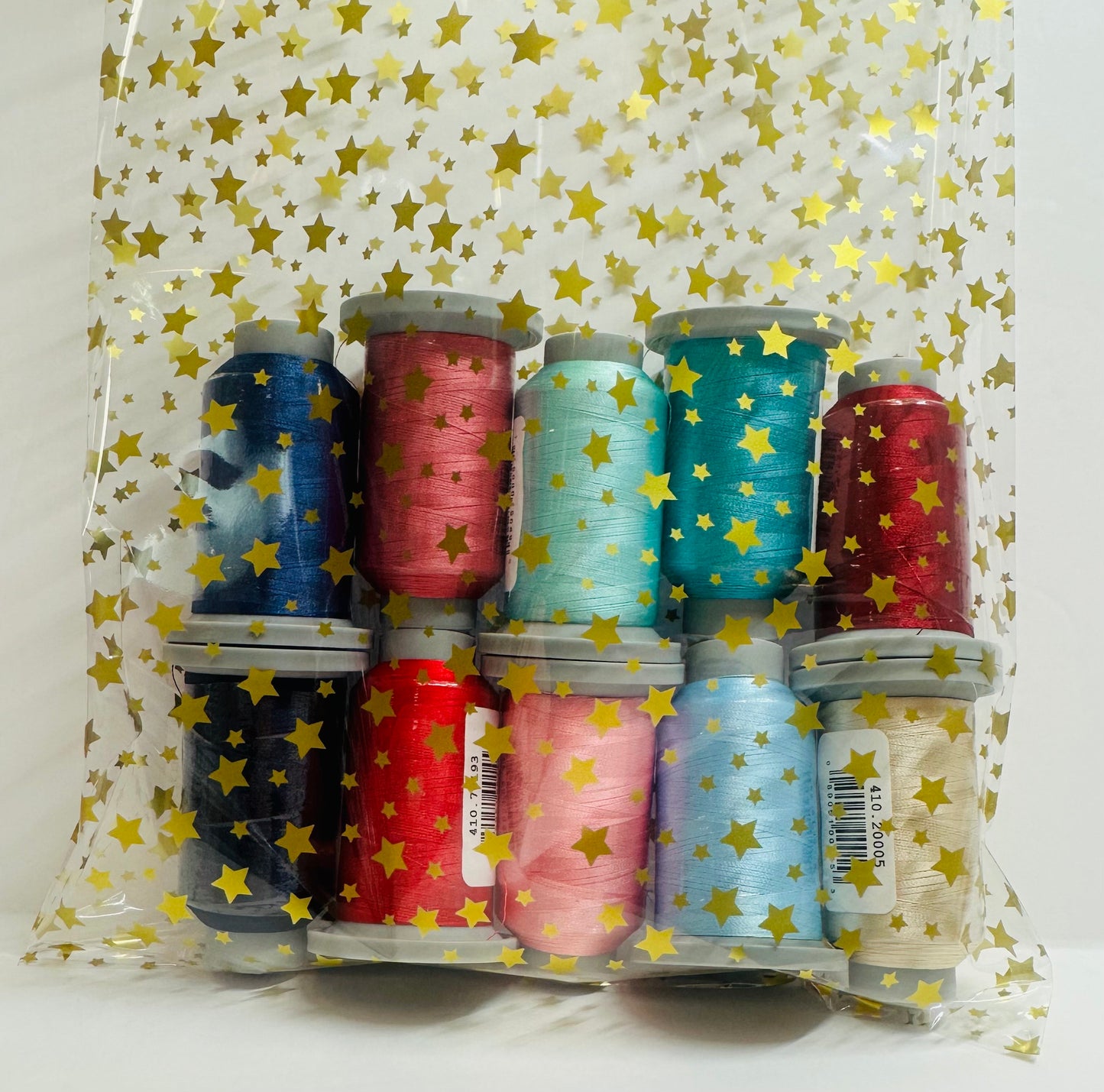 Kimberbell Star Spangled Beauty Ladder Quilt  Glide Thread INDIVIDUAL MINI CONES OR Set IN PLASTIC CONTAINER OR BROWN BOX SPECIAL