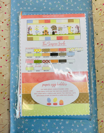 Kimberbell Hoppin' Down the Bunny Trail Bench Pillow Fabric Kit 16in x 38in # KIT-MASHDBTBP THESE WILL NOT BE IN THE COLLECTOR BOX.