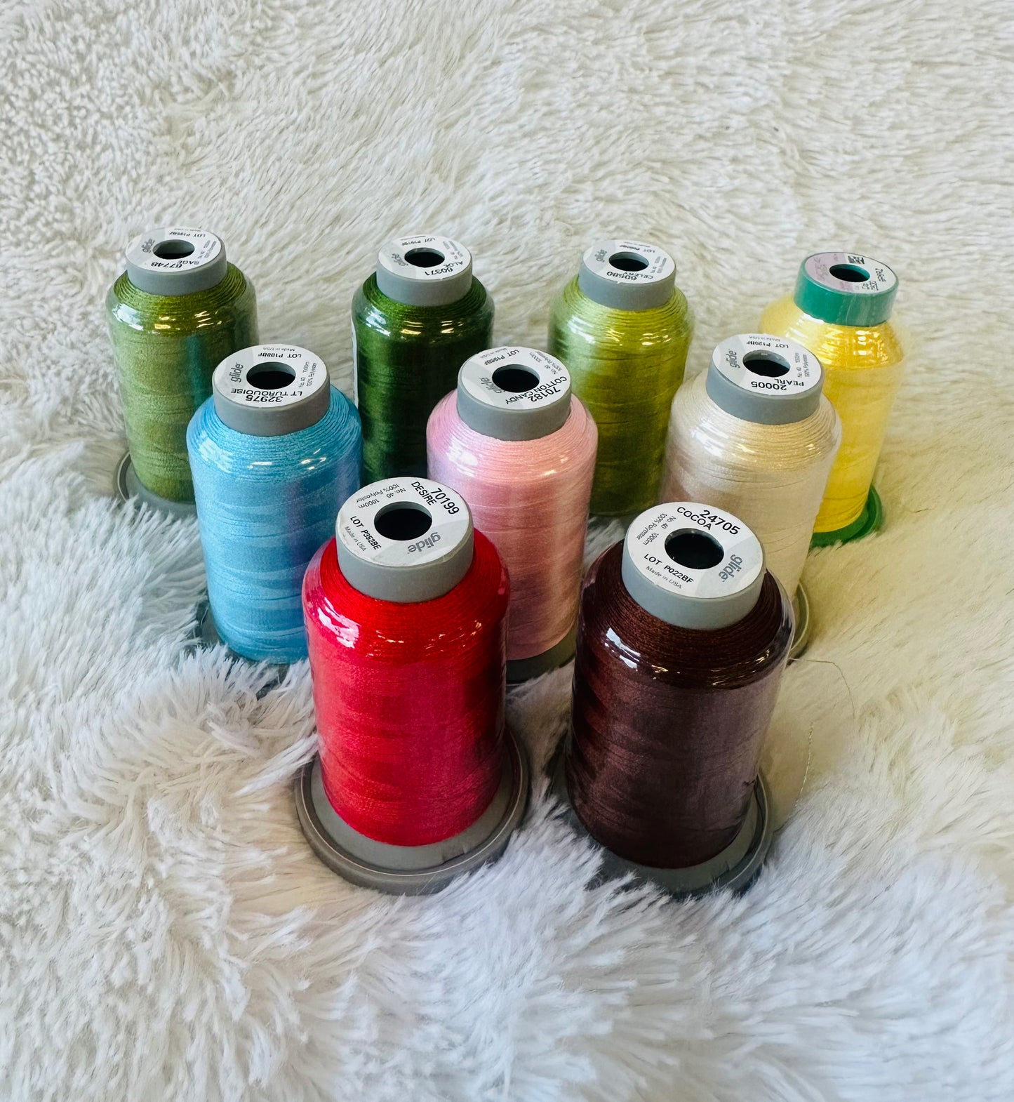 Berry and Sage Thread Bundle