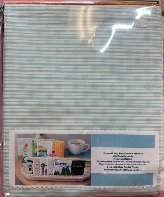 Fabric Kit for Mug Rug Volume 6 - FABRIC ONLY