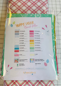 Kimberbell Hoppy Easter Bench Pillow FABRIC KITS