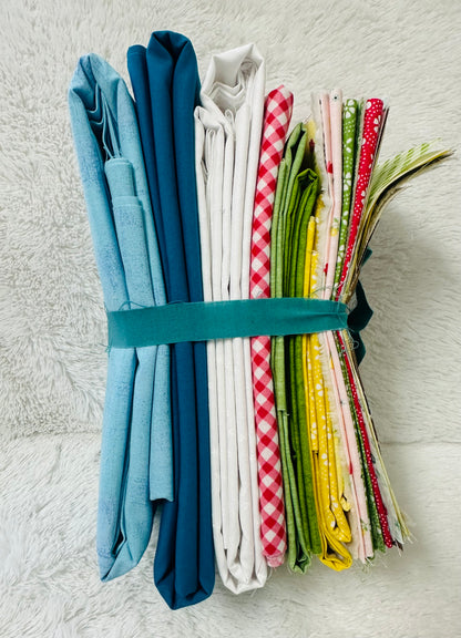 A1's Curated Row-by-Row Quilt Project Fabric Kit - Part of Michelle and Gails Monthly Quilt Talk