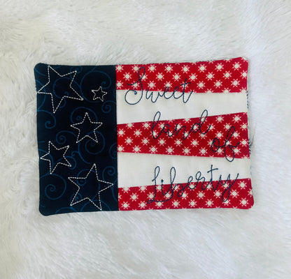 Kimberbell Classics Vol. 1: Star Spangled Celebration Mug Rug  Fabric Kit AND/OR Design
