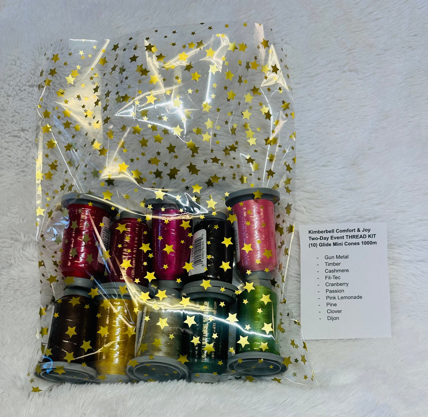 Kimberbell Comfort and Joy 2-Day Event Thread Collection Brown Box Special