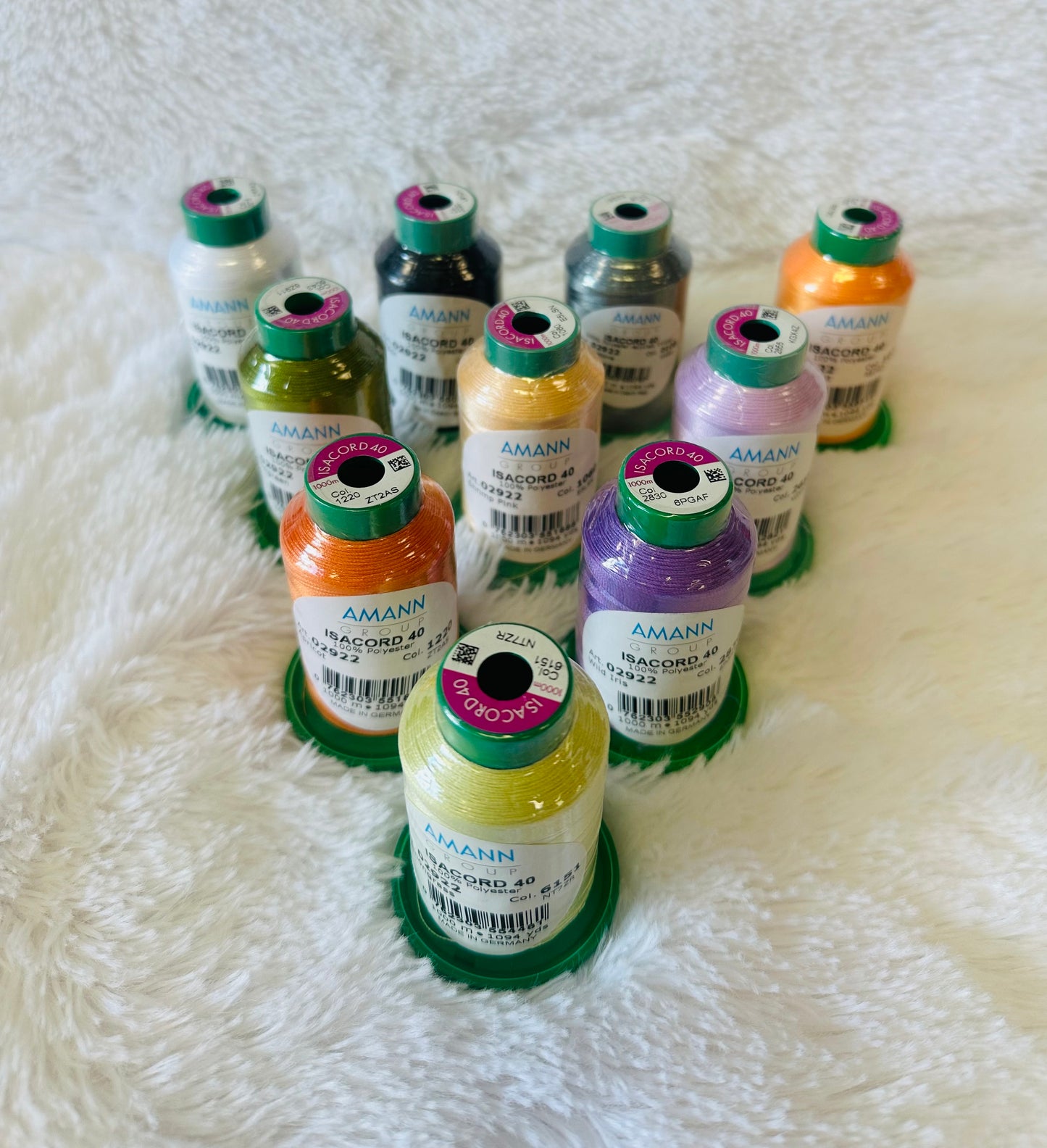 ISACORD THREAD KIT for Haunted Village Freestanding Bridge CHOOSE FULL KIT OR THREADS A LA CARTE.  USE THE DROP DOWN TO MAKE YOUR SELECTION. READY BEGINNING OF OCTOBER