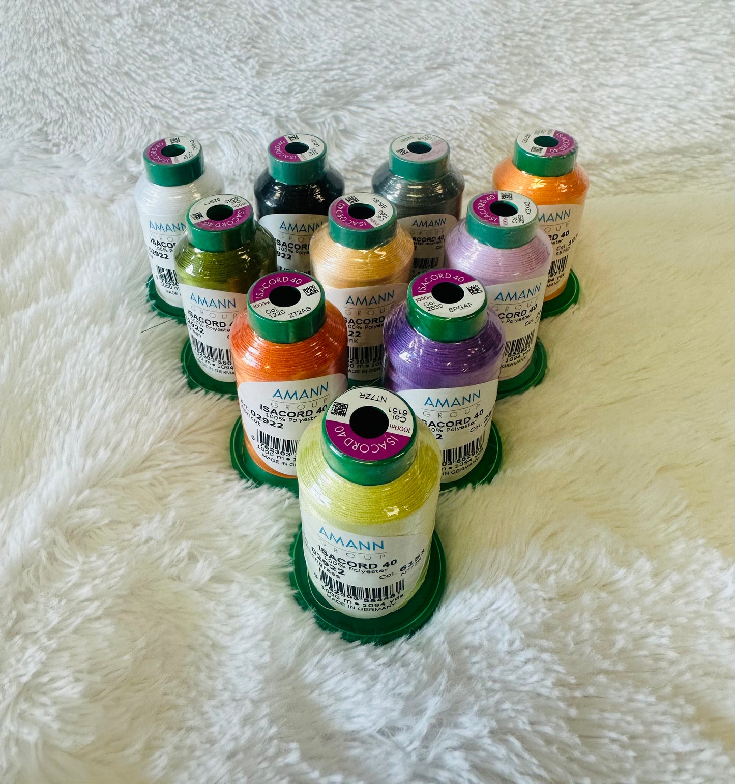 ISACORD THREAD KIT for Haunted Village Freestanding Bridge CHOOSE FULL KIT OR THREADS A LA CARTE.  USE THE DROP DOWN TO MAKE YOUR SELECTION. READY BEGINNING OF OCTOBER