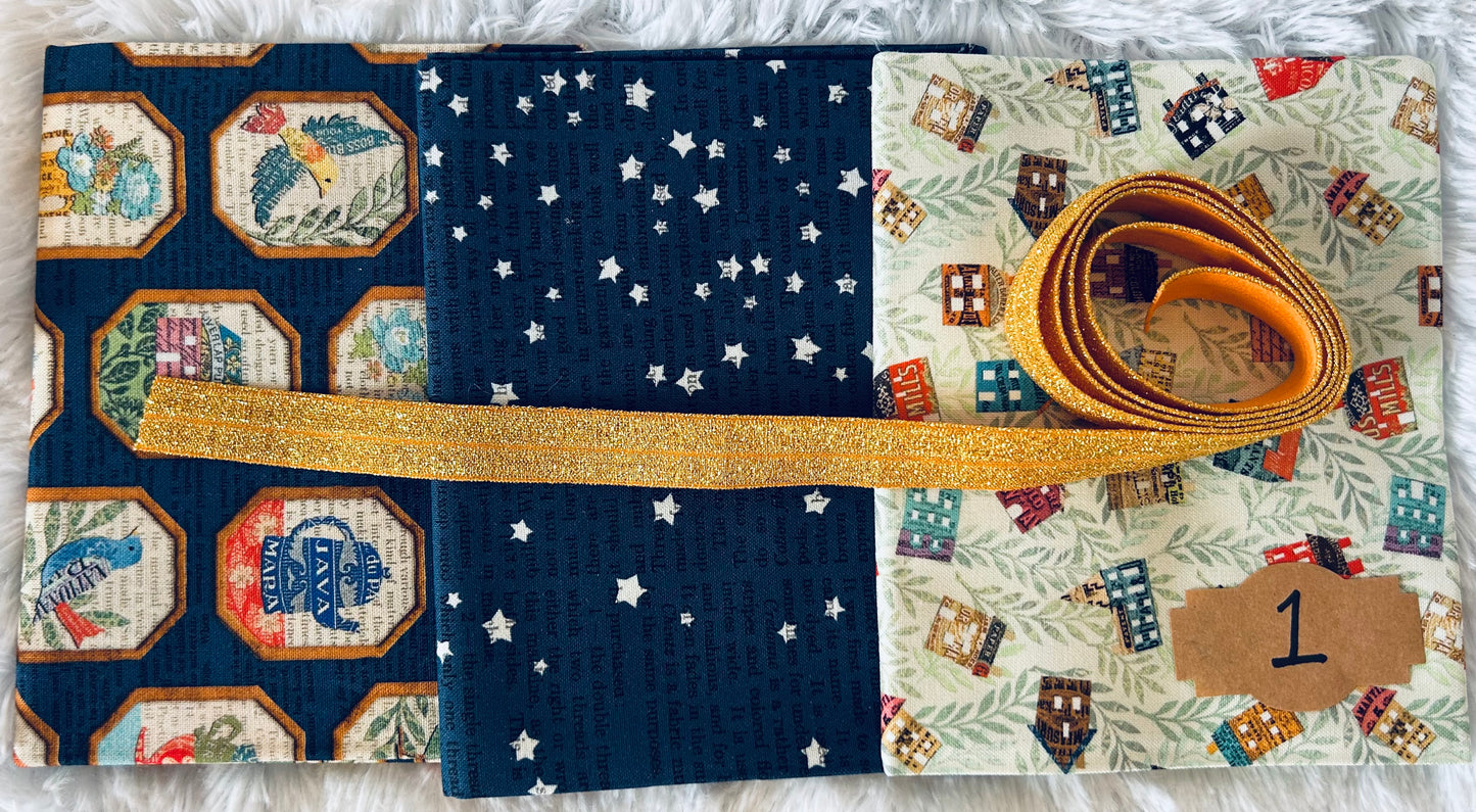 Needle Notebook 1 Fabric Kits Multiple Variants featuring Moda Cannon Beach and Paper Hamlet - USE THE DROPDOWN TO MAKE YOUR SELECTION AND TO SEE A CLOSE UP OF YOUR OPTIONS