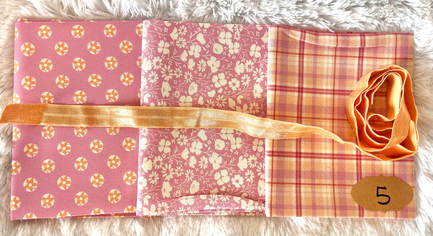 Needle Notebook 1 Fabric Kits Multiple Variants featuring Moda Cannon Beach and Paper Hamlet - USE THE DROPDOWN TO MAKE YOUR SELECTION AND TO SEE A CLOSE UP OF YOUR OPTIONS