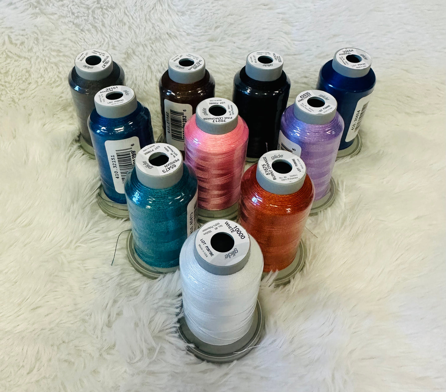 Brown Box Special THREAD KIT for Kimberbell Let it Snow 22" Pillow - FULL THREAD KIT OR INDIVIDUAL THREADS A LA CARTE