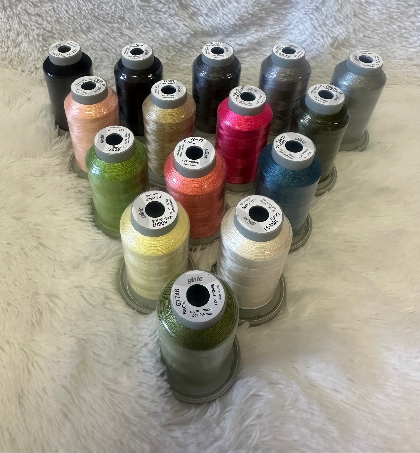 Kimberbell Home Sewn Monthly Tiling Scene Brown Box Special Thread Kits - DROP DOWN HAS FULL THREAD KITS FOR EACH MONTH AND/OR ALL COLORS A LA CARTE