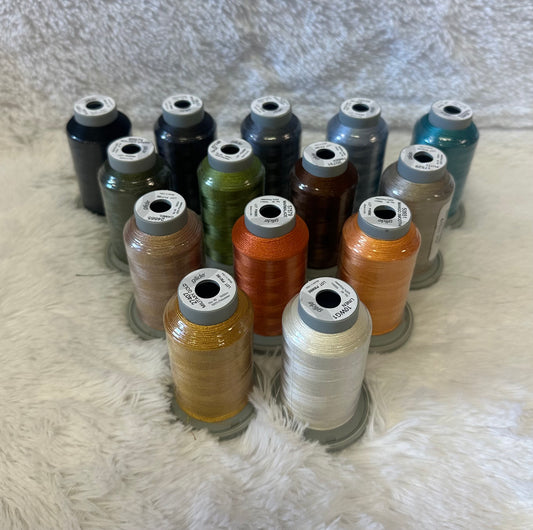 Kimberbell Home Sewn Monthly Tiling Scene Brown Box Special Thread Kits - DROP DOWN HAS FULL THREAD KITS FOR EACH MONTH AND/OR ALL COLORS A LA CARTE