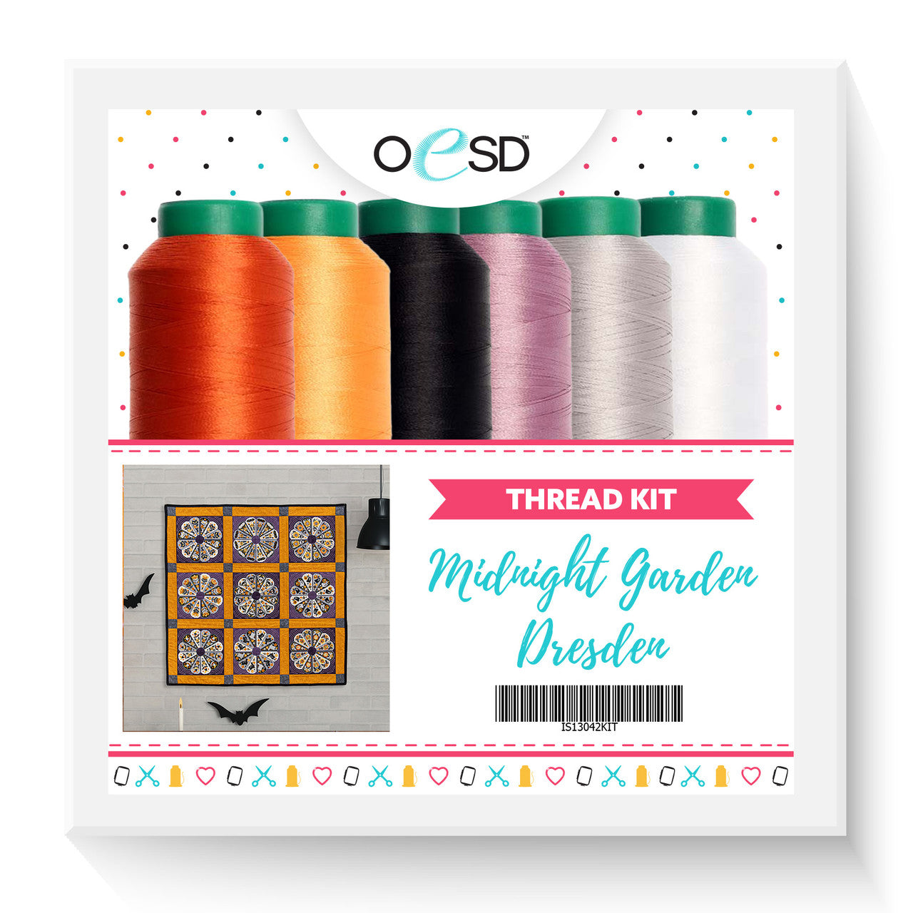 OESD Midnight Garden Dresden Design and/or Thread Kit (use drop down menu)