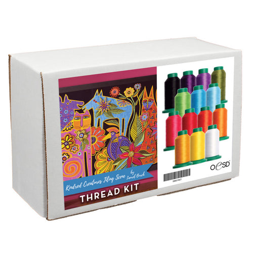 ISACORD Kindred Creatures Tiling Scene Thread Kit IS80374KIT Laurel Burch