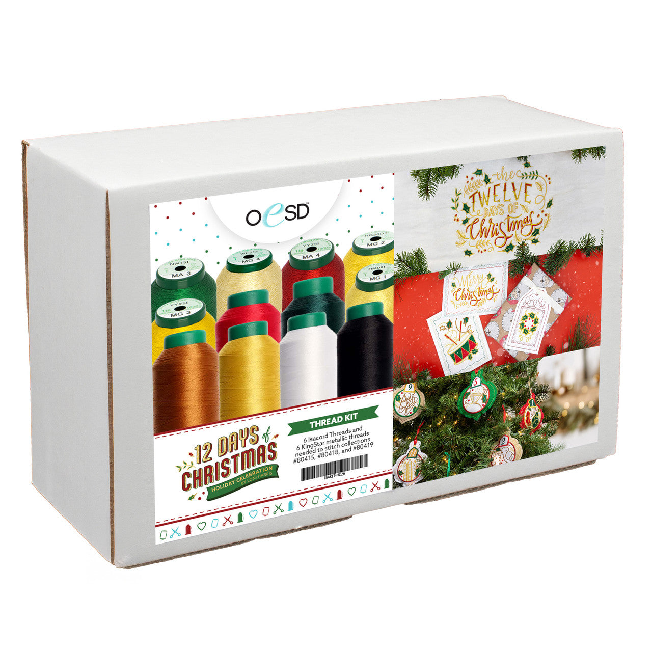 OESD 12 Days of Christmas - Holiday Celebration 2026 Thread Kit