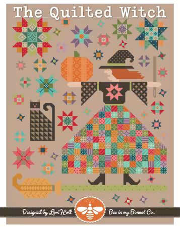The Quilted Witch Cross Stitch Pattern # ISE-4014