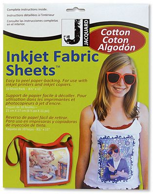 Jacquard Inkjet Fabric Sheets 10 pack JAC9701