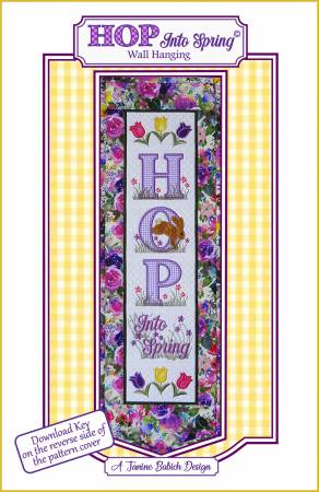 Janine Babich 'Hop into Spring' Wall Hanging design