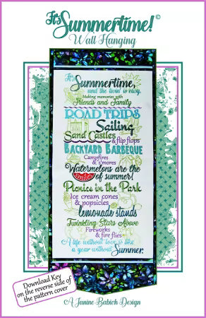 Janine Babich Its Summertime! Wall Hanging # JBDIS Wall Hanging (physical or redemption code)