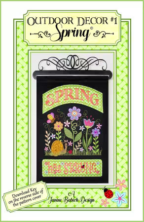 Janine Babich Outdoor Decor #1 Spring # JBDOUT1 April 3, 2026 BACK IN STOCK