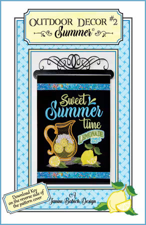 Janine Babich Outdoor Decor #2- Summer # JBDOUT2 (Physical leaflet or redemption code emailed)