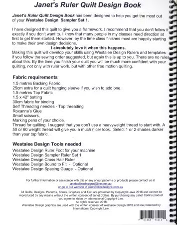 Janet's Ruler Quilt Design Book # JRQDBK
