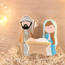 Load image into Gallery viewer, Kimberbell Nativity Stuffies - Large Fabric Kit - Includes Felt, Mylar and Tulle