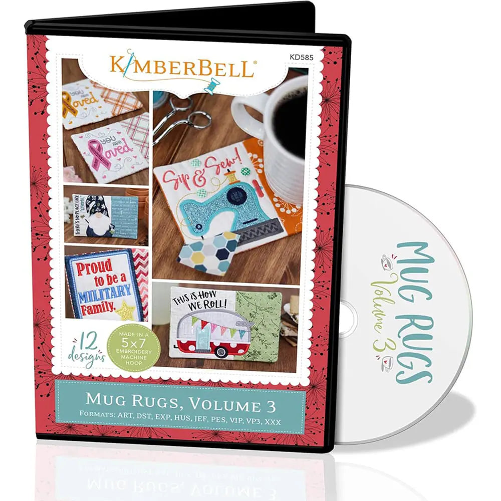 Kimberbell Mug Rugs Volume 3 Design CD KD 585