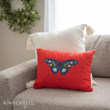 Load image into Gallery viewer, Kimberbell Quilted Pillow Cover Blank, Rust Linen KDKB263