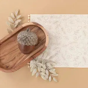 Kimberbell Ivory Linen Placemat Place Mat KDKB271