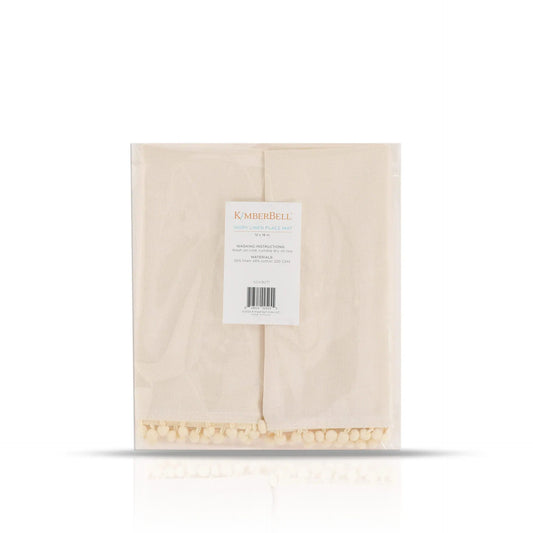 Kimberbell Ivory Linen Placemat Place Mat KDKB271